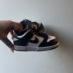 Nike Kids Black and White Sneakers